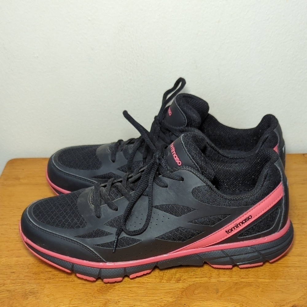 Tommaso Venezia Indoor Cycling Shoes with Cleats Black Pink Women's Size 10.5 - Picture 3 of 7